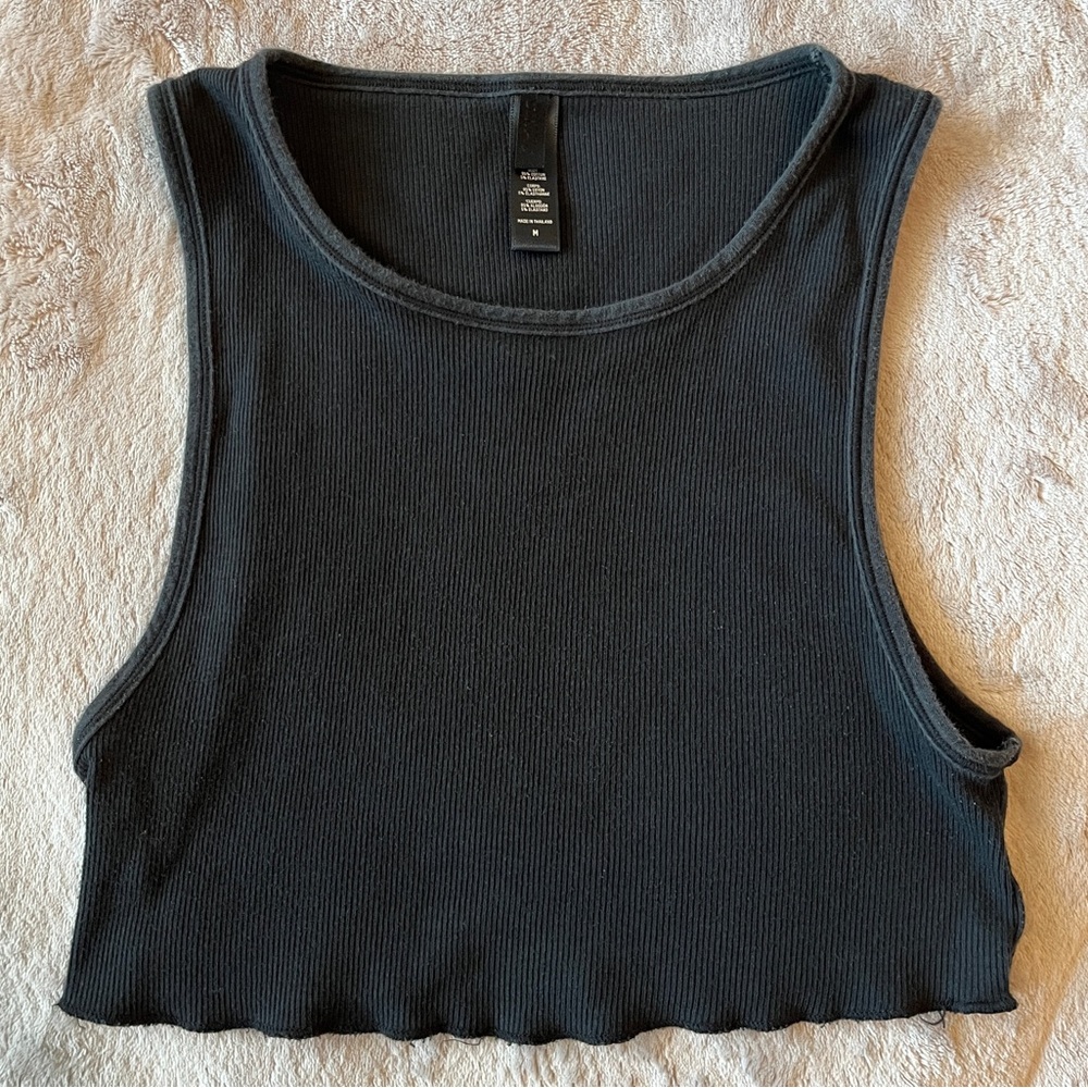 SKIMS cotton rib super crop tank